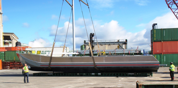 AML moves ice barge for Copper River Seafoods in Cordova resized 600