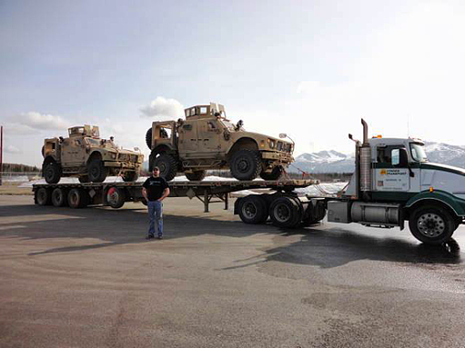 Bomb disposal unit military move