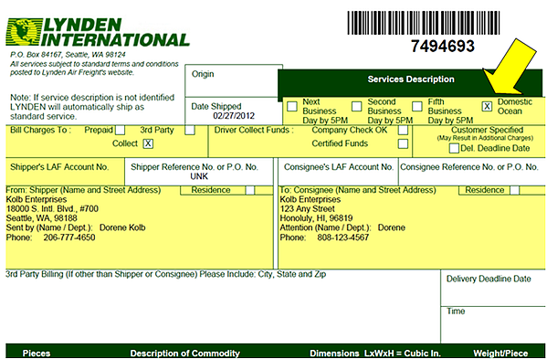 Submitted payment