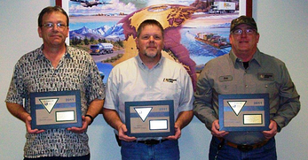 Brown Line Safety Award with Bill Smith resized 600