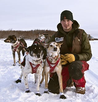 Pete and his dogs