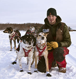 Pete and his dogs