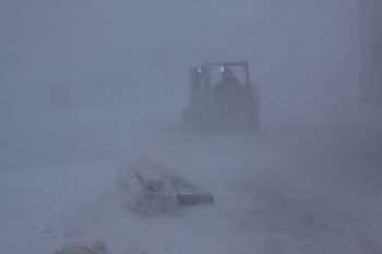White-out in Prudhoe Bay