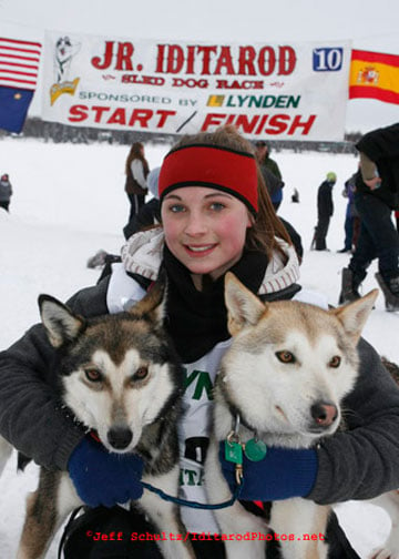 2010 Jr. Iditarod winner Merrisa Osmar
