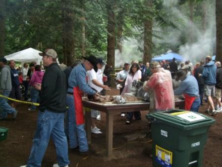 BBQ at the picnic