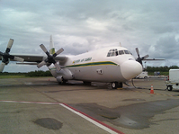 Relief flights to Haiti - Hercules cargo plane