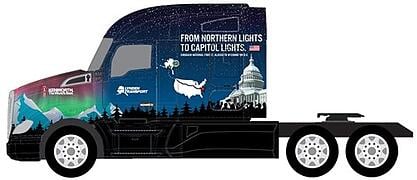 Kenworth truck - U.S. Capitol Christmas Tree