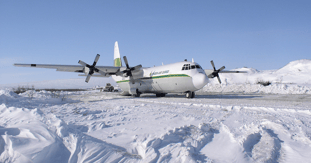 Lynden Air Cargo Hercules aircraft