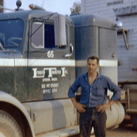 Lee Burgess with Lynden's No. 27