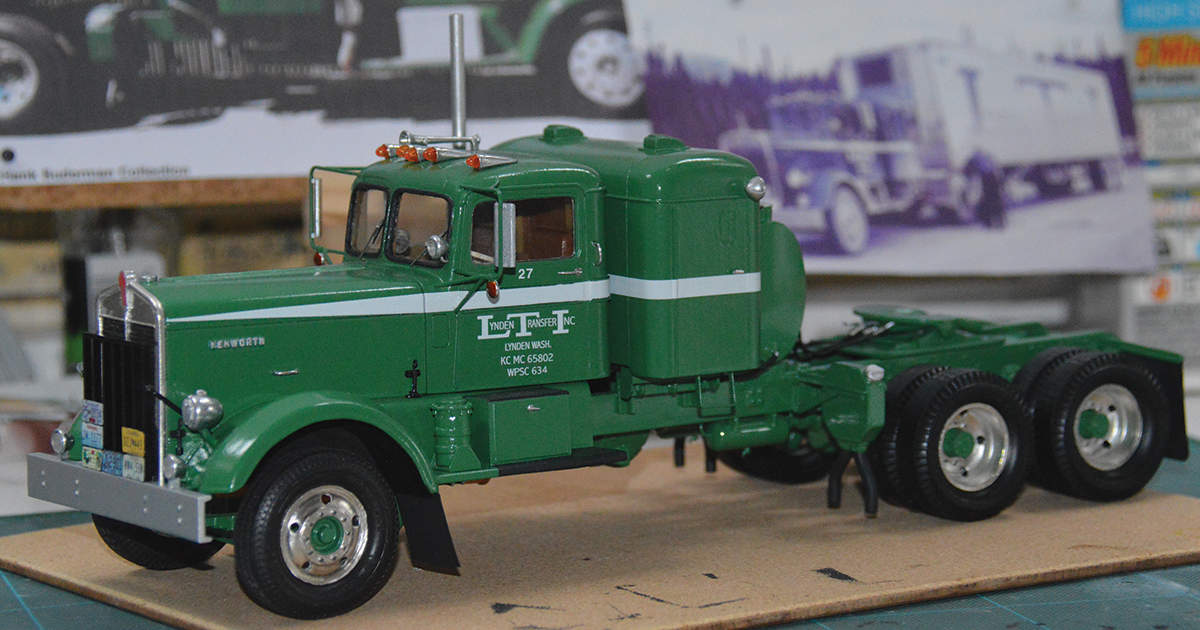 Lynden 1954 Kenworth tractor No. 27 model