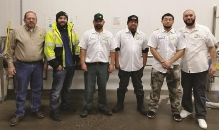 Members of the LTI, Inc. Wash Bay Crew in Sunnyside, WA