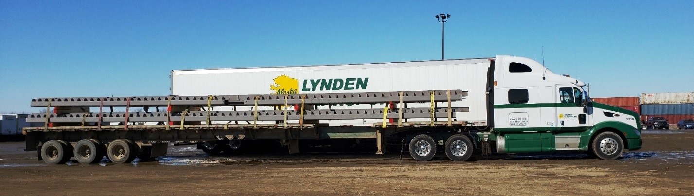 Lynden Transport flatbed